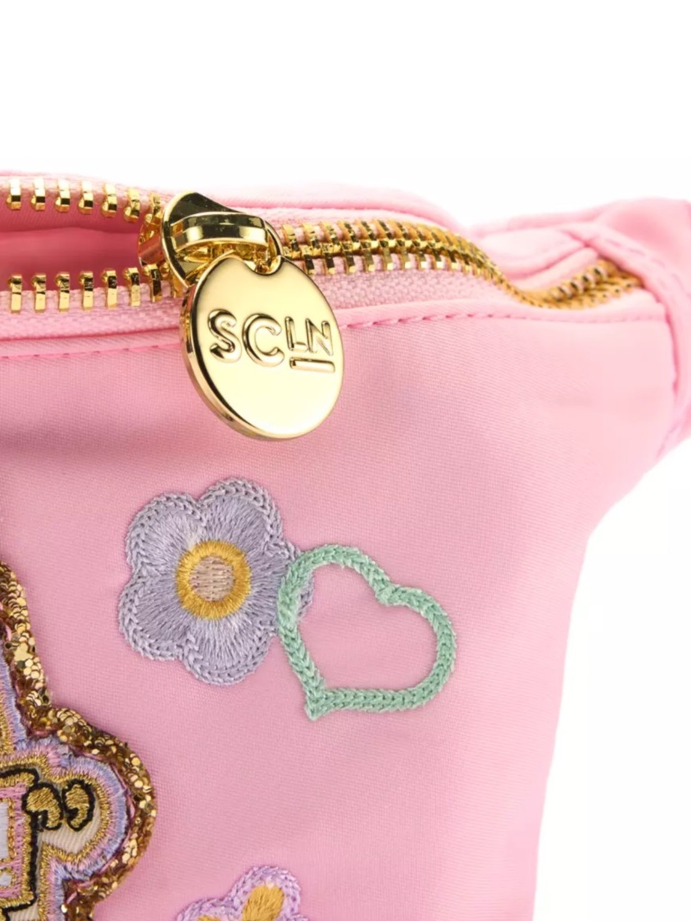 Stoney Clover Lane 'It's a Small World' Sequin Patch Fanny Pack - Picture 4 of 9